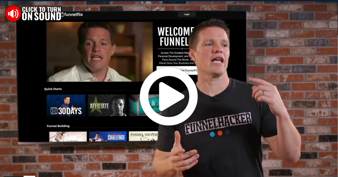 Russell Brunson talking about his upcoming webinar